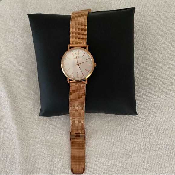CHRISTIAN VAN SANT Women’s Paradigm Rose Gold Watch. 9” L - Picture 5 of 8